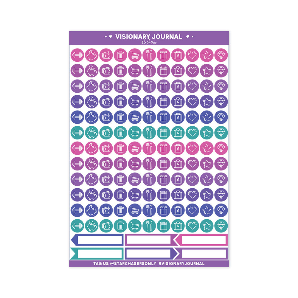 Sticker Set - Galaxy